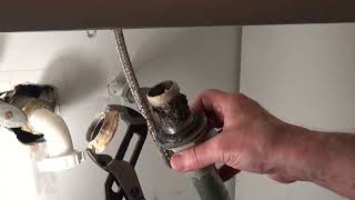 How to Replace Bathroom Sink Pop Up Drain [upl. by Lahcar]