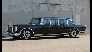 1970 Merceds Benz 600 Pullman Black [upl. by Eemiaj]