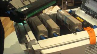 Unpacking an OKI Printer [upl. by Aokek]