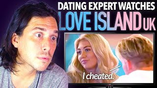 Dating Expert Reacts to LOVE ISLAND UK  Creepiness Flirting Showing Attraction [upl. by Ruelu]