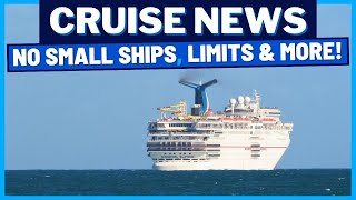 CRUISE NEWS No More Small Carnival Ships Cruise Limits Port Ends Lease Fog Forces Delay [upl. by Christmann]