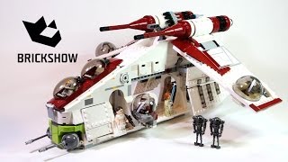 Lego Star Wars 75021 Republic Gunship Review [upl. by Celestyna]