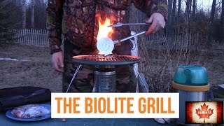 The BioLite Stove Grill  Gimmick or Great Gear [upl. by Naujid]