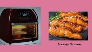 Cook Healthy with Air Fryer  Tasty Sockeye Salmon V42 [upl. by Alrich]