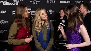 Aly amp AJ On Their New Album With Love From Going On Tour amp More  Billboard Power 100 Party 2023 [upl. by Kinchen]