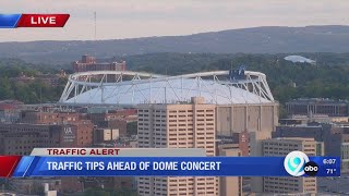 Traffic tips ahead of PNK concert at the Dome [upl. by Deck]