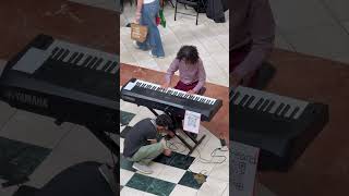 “O Holy Night” on piano LIVE  Town Center at Cobb  Kennesaw Georgia [upl. by Ceevah]