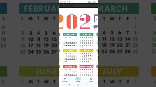 CALENDAR OF 2025 [upl. by Alvar]