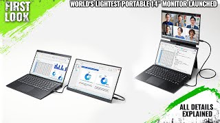 Worlds Lightest Portable Monitor VAIO Vision 14 Launched  Explained All Spec Features And More [upl. by Adias]