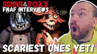 SCARIEST FNAF Interviews Yet w Bonnie amp Foxy REACTION Five Nights at Freddys [upl. by Colwen]