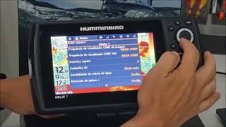 Ative todas as funções do seu sonar Humminbird Helix 7 modo 2D  personalizadas [upl. by Longfellow]