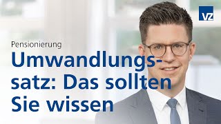 Umwandlungssatz Das sollten Sie wissen [upl. by Samoht]