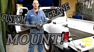 CUSTOM TRUCK CRANE MOUNT [upl. by Hurlee]