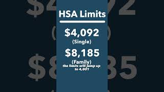 HSA Contribution Limits for 2023 and 2024 [upl. by Orimar509]