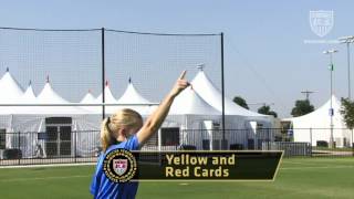 US Soccer Referee Signals [upl. by Ajssatan]