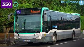 🇫🇷 Citaro C2 E6  Sound and Kickdown 🔊 Ligne 350 RATP [upl. by Nnep291]