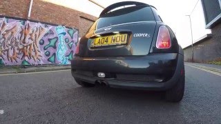 MINI COOPER S  R53  MILLTEK NON RESONATED EXHAUST  200BHP [upl. by Kaspar]