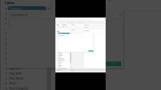 How to Create Calculated Fields in Tableau 3 ways shorts [upl. by Kelley]