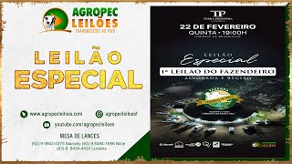 agropecleiloescom 1°LEILÃO ESPECIAL DO FAZENDEIRO  TERRA PRÓSPERA LEILÕESALVORADATO 22022024 [upl. by Eiliah]