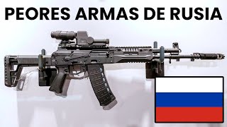 Las 7 Peores Armas de Rusia [upl. by Najtsirk]