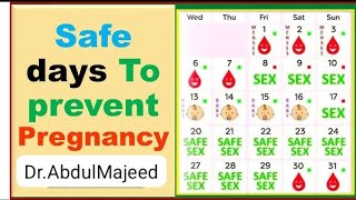 safe period calculation Dr Abdul Majeed [upl. by Golanka194]