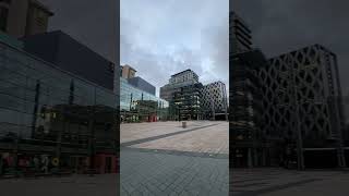 Central View of Media City UK 🇬🇧 shortvideo mediacityuk manchester unitedkingdom [upl. by Llabmik339]