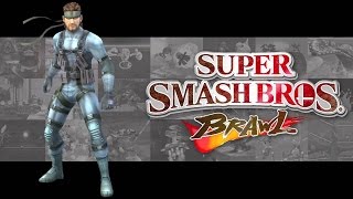 MGS4 Theme of Love Brawl Version  Super Smash Bros Brawl [upl. by Nilyram]