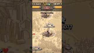 War m ye kya hua 😱clashofclans cocwarattack coc gaming shorts war [upl. by Onig790]