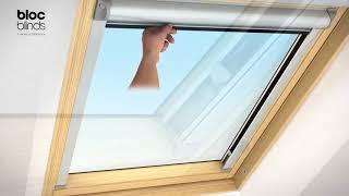 How to install  Solar Skylight Blind Velux® Roof Windows RoofLITE® Dakstra® and DAKEA® [upl. by Celisse293]