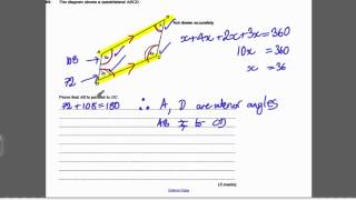 Circle Theorems 2 GCSE Higher Maths Exam Qs 14 [upl. by Aylward125]