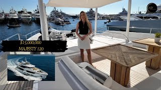 Captains Tour Gulf Crafts USD15000000 Majesty 120 at Monaco Yacht Show 2024 [upl. by Llenwad]