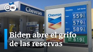 El Gobierno de EE UU liberará un millón de barriles de gasolina [upl. by Naloj]