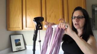 How to set your handspun yarn with steam with Mary Egbert [upl. by Lletnuahs]