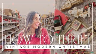 HOW TO THRIFT CHRISTMAS HOME DECOR l What I look for at the thrift store amp home decor on a budget [upl. by Gambrill]