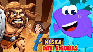 Davi e Golias música infantil  História de Davi e golias cantada por Bob Shark [upl. by Einnil]