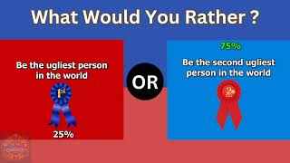 What would you rather   The Choice Game 1m  the quiz game [upl. by Eed]