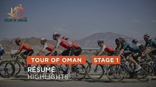 Tour of Oman 2024  Highlights of Stage 1 [upl. by Ennaear]