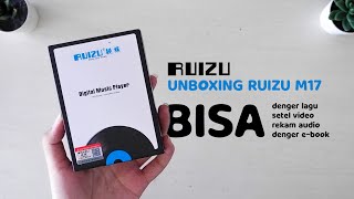 UNBOXING RUIZU M17  MEDIA PLAYER MURAH DAN MULTIFUNGSIUNBOXING INDONESIA 2022 [upl. by Ahsatsan]