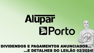 DIVIDENDOS E PAGAMENTOS ANUNCIADOS  DETALHES DO LEILÃO 022024 Proventos [upl. by Emirej]