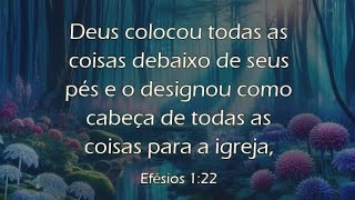 Efésios 1 22 23 🙏✝️ [upl. by Ellatsirhc]