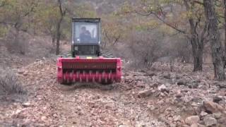 Seppi Rock Crusher from Razorback Bush Clearing Equipment [upl. by Ahtiek]