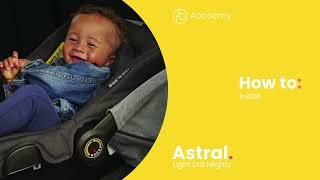 Astral Car Seat  How to install  Ickle Bubba [upl. by Hew623]