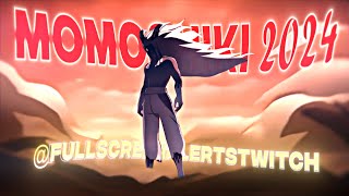 اليرت تويتش شاشة كاملة مجاني  Alert twitch Momoshiki Screen [upl. by Naanac]