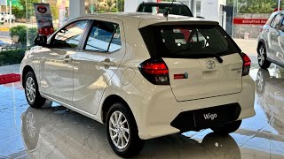 First Look Toyota WIGO  2025   10L luxury suv Hatchback  White Color  Interior and Exterior [upl. by Amal940]