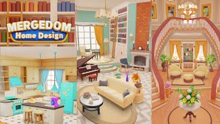 Mergedom Home Design homedesign gameplay entertaining [upl. by Ahsocin639]