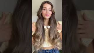 avantaprès brossage 💇🏽‍♀️ ça change grave en vrai hairstyles thickhair hair [upl. by Eniarrol]