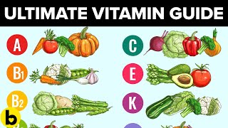 The Ultimate Guide To Every Vitamin Your Body Is Starving For [upl. by Hillman]