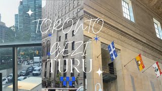 VLOG YURUYEREK TORONTO DOWNTOWN GEZI TURU 🚶🏻‍♀️‍➡️ Toronto Yer Alti Sehri 🍁 Benimle Bir Gun 🫶🏻 [upl. by Piotr515]