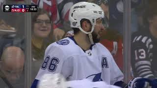 Nikita Kucherov assists on Hedmans goal vs Devils point 99 in 2324 season 25 feb 2024 [upl. by Tehcac]