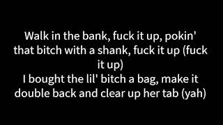 BHAD BHABIE feat Lil Yachty  quotGucci Flip Flopsquot lyrics video [upl. by Bradman373]